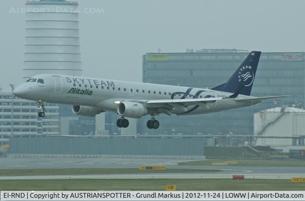 EI-RND, 2012 Embraer 190LR (ERJ-190-100LR) C/N 19000512, Sky Team (Alitalia Cityliner)