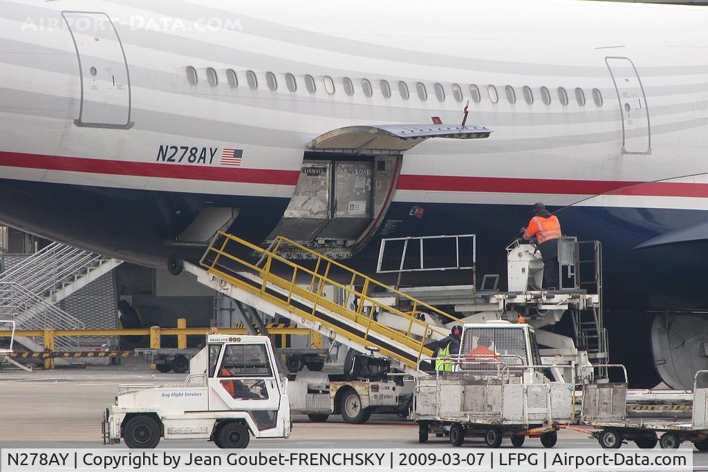N278AY, 2001 Airbus A330-323 C/N 0388, CDG T1