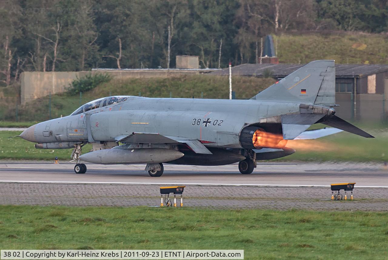 38 02, McDonnell Douglas F-4F Phantom II C/N 4611, ETNT Wittmundhafen, Germany
