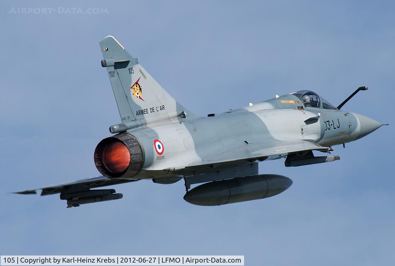 105, Dassault Mirage 2000C C/N 370, France - Air Force