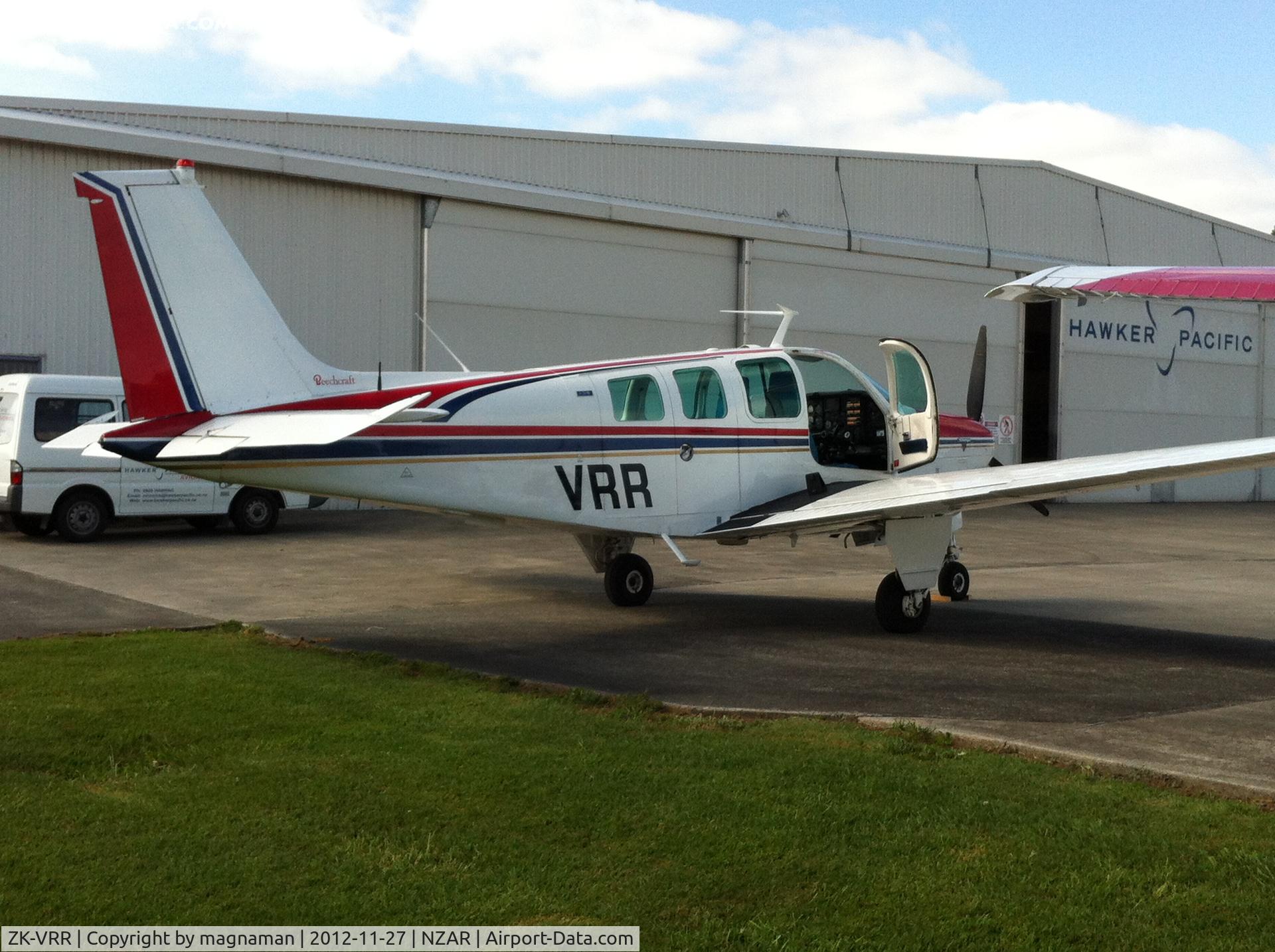 ZK-VRR, Beech A36 Bonanza 36 C/N E-564, Always look chic - no matter how old.