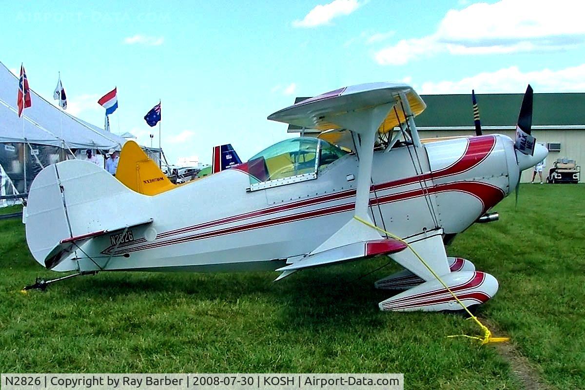 N2826, 1970 Pitts S-1 Special C/N GB-2, Pitts S-1 Special [GB-2] Oshkosh~N 30/07/2008