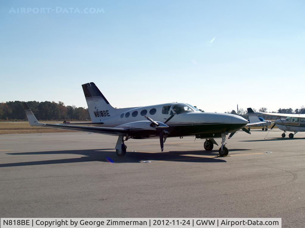 N818BE, Cessna 414A Chancellor C/N 414A-0455, Apron Parking