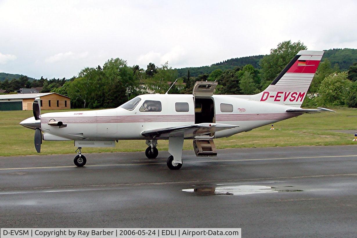 D-EVSM, Piper PA-46-350P Malibu Mirage C/N 4622072, Piper PA-46-350P Malibu Mirage JetPROP DLX [4622072] Bielefeld~D 24/05/2006