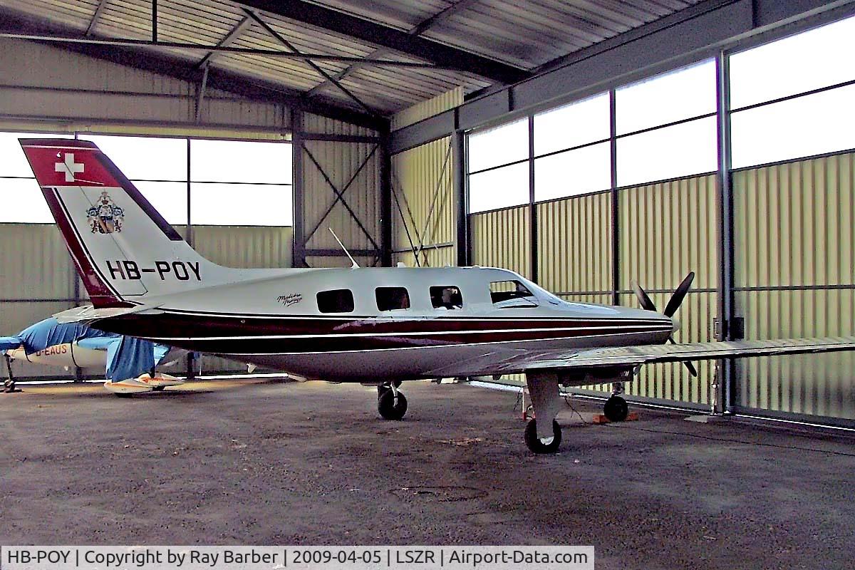 HB-POY, 1989 Piper PA-46T-350P C/N 4622090, Piper PA-46-350P Malibu Mirage [4622090] Altenrhein~HB 05/04/2009