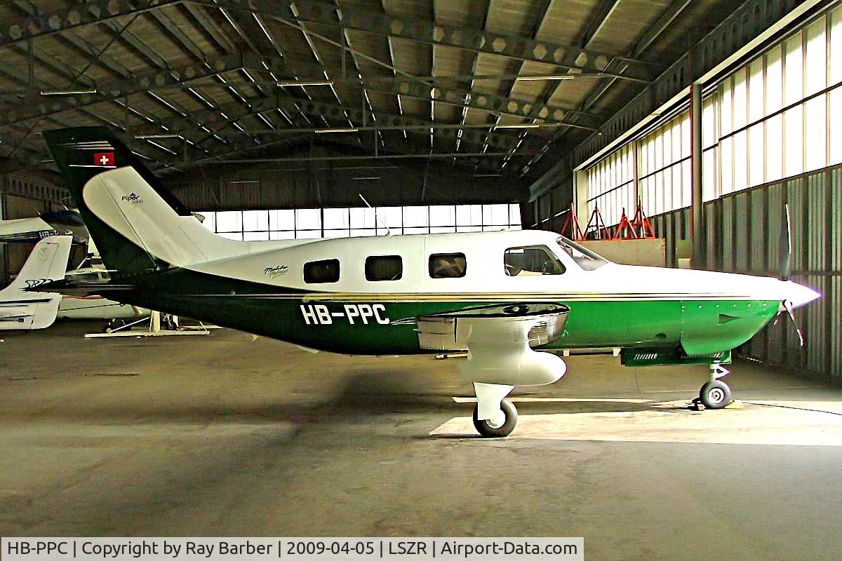 HB-PPC, Piper PA-46-350P Malibu Mirage C/N 46-36298, Piper PA-46-350P Malibu Mirage [4636298] Altenrhein~HB 05/04/2009