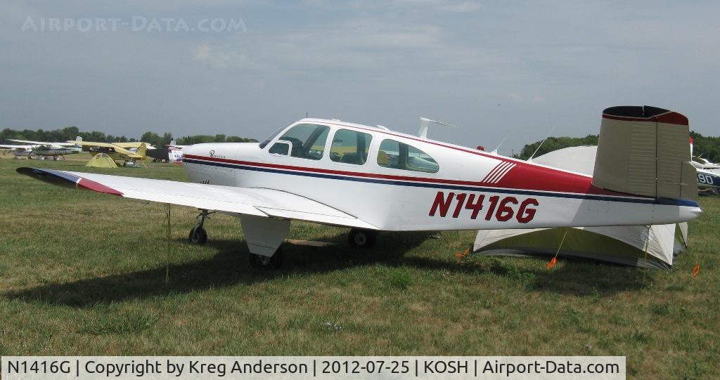 N1416G, 1961 Beech P35 Bonanza C/N D-6896, EAA AirVenture 2012