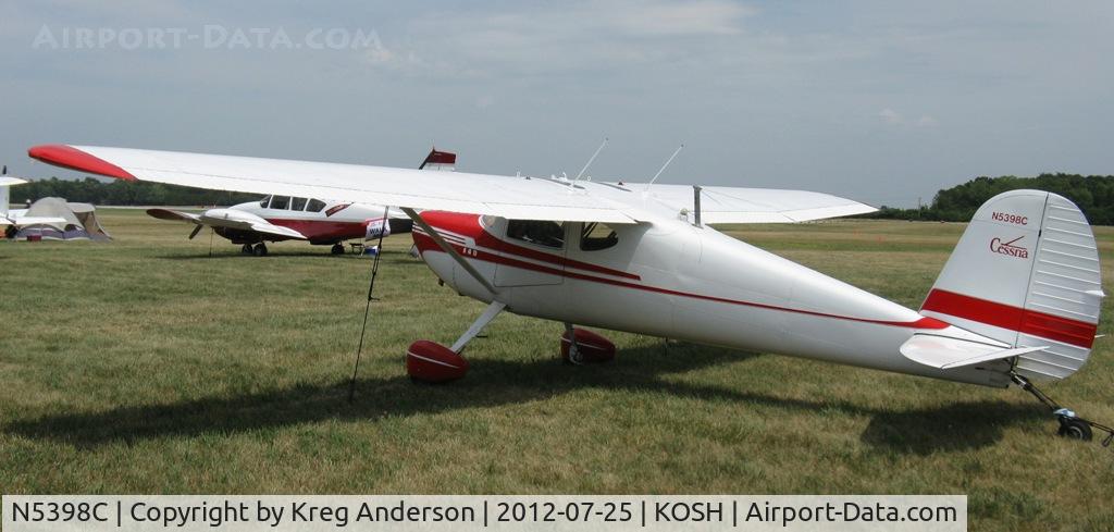 N5398C, 1950 Cessna 140A C/N 15531, EAA AirVenture 2012