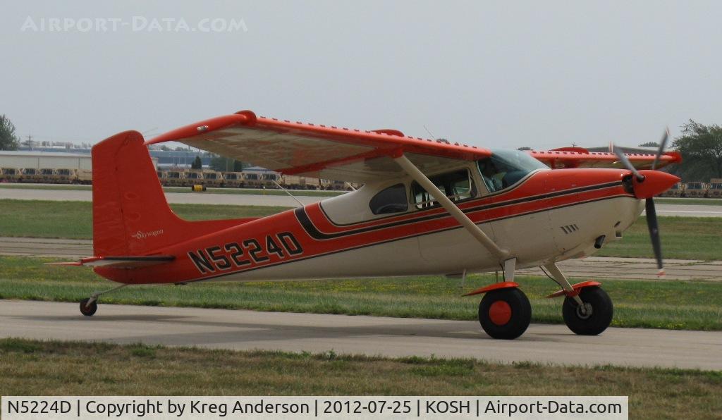 N5224D, 1957 Cessna 180A C/N 50122, EAA AirVenture 2012