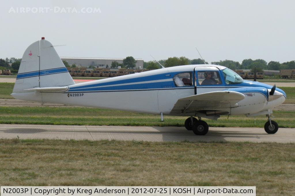 N2003P, 1956 Piper PA-23-150 Apache C/N 23-572, EAA AirVenture 2012