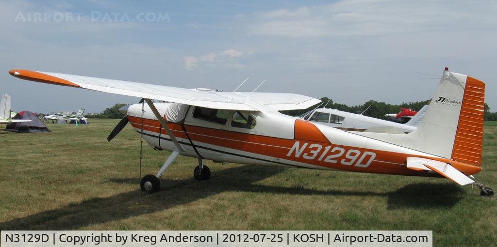N3129D, 1955 Cessna 180 C/N 31927, EAA AirVenture 2012
