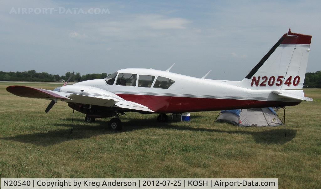 N20540, 1969 Piper PA-23-250 C/N 27-4193, EAA AirVenture 2012