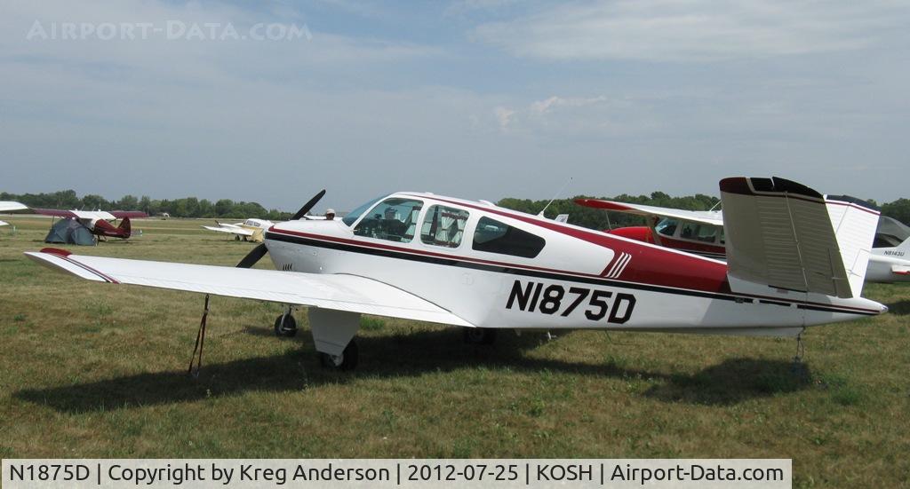 N1875D, 1952 Beech C35 Bonanza C/N D-3118, EAA AirVenture 2012