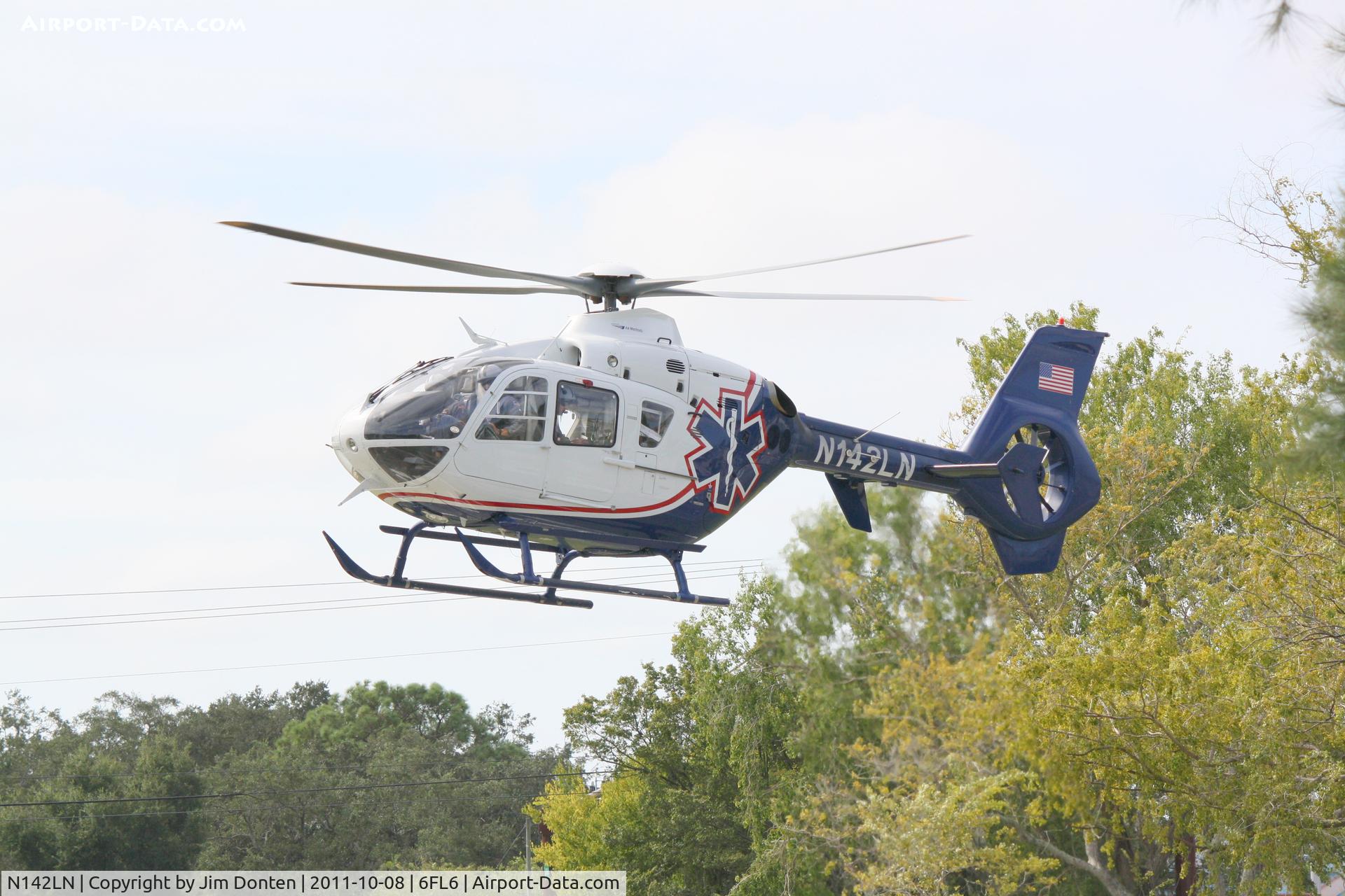 N142LN, 2004 Eurocopter EC-135P-2 C/N 0344, Bayflite lands at Sarasota County Fire Station 5 for open house