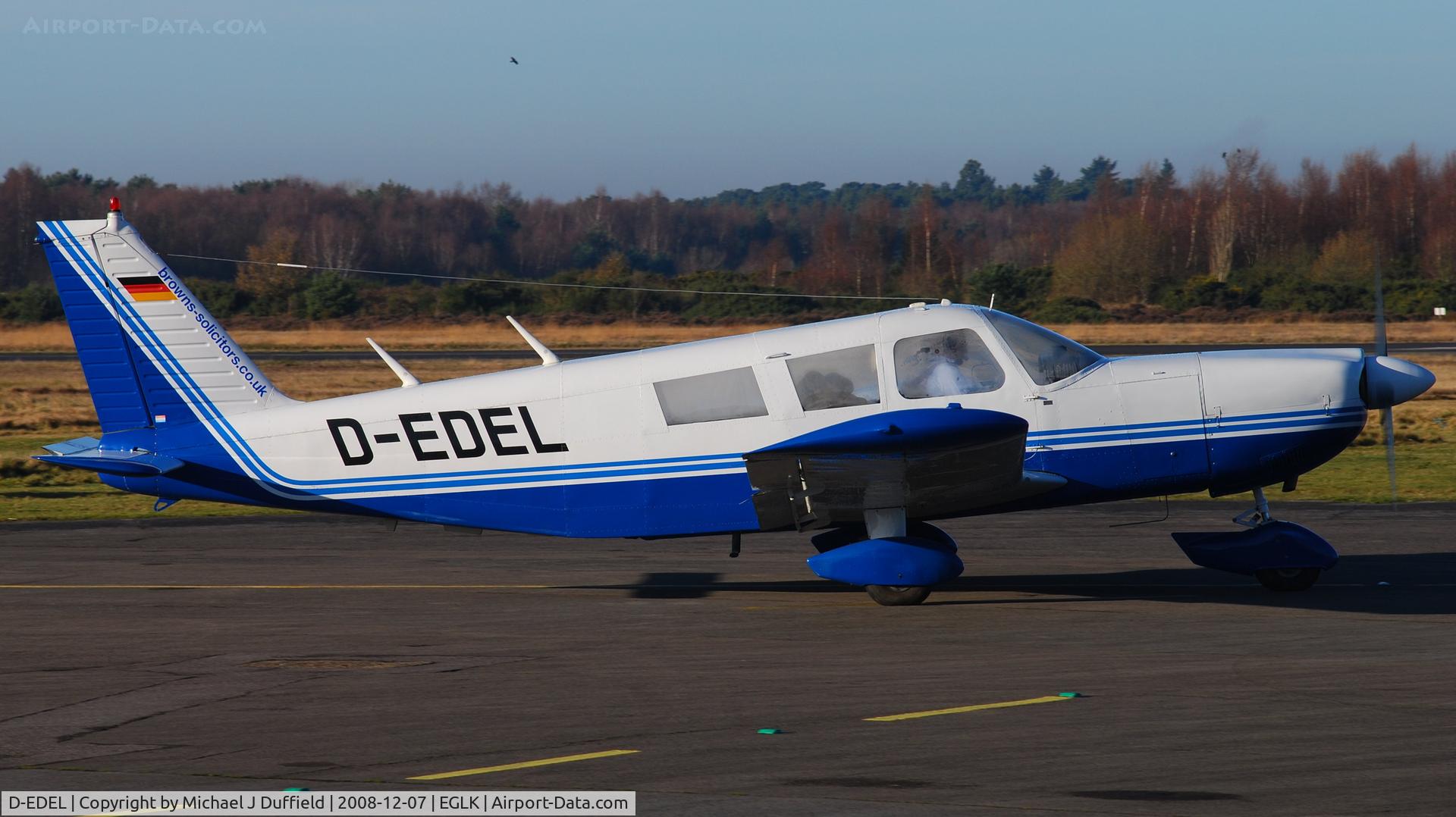 D-EDEL, 1970 Piper PA-32-300 Cherokee Six Cherokee Six C/N 32-7140009, UK-based German registered Cherokee Six at Blackbushe