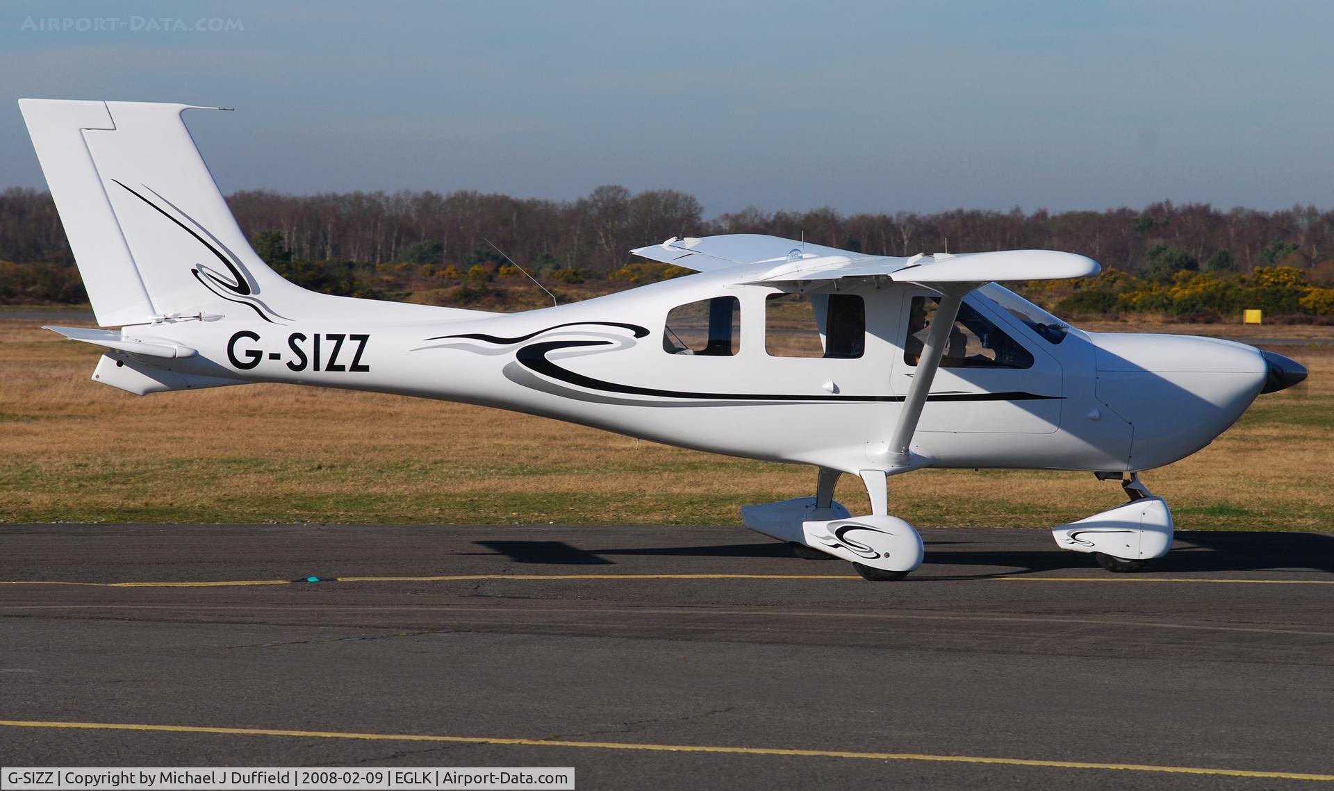 G-SIZZ, 2007 Jabiru J400 C/N PFA 325-14483, Jabiru visiting Blackbushe on 9th February 2008