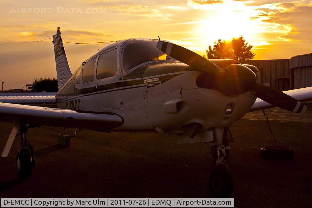 D-EMCC, 1972 Piper PA-28R-200 Cherokee Arrow II C/N 28R-7235219, Sunset