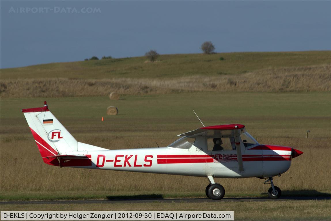 D-EKLS, 1977 Cessna 150F C/N 150-62405, Roll out to apron....