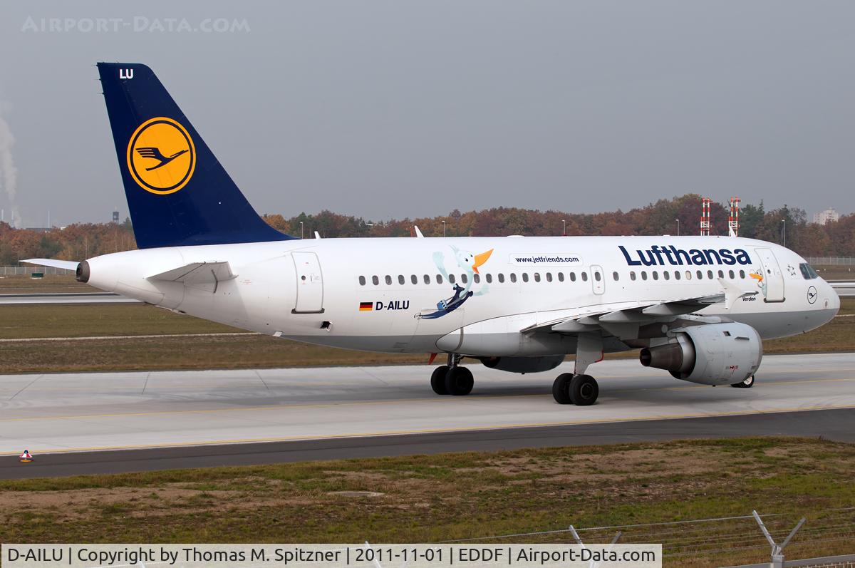 D-AILU, 1997 Airbus A319-114 C/N 744, Lufthansa D-AILU 