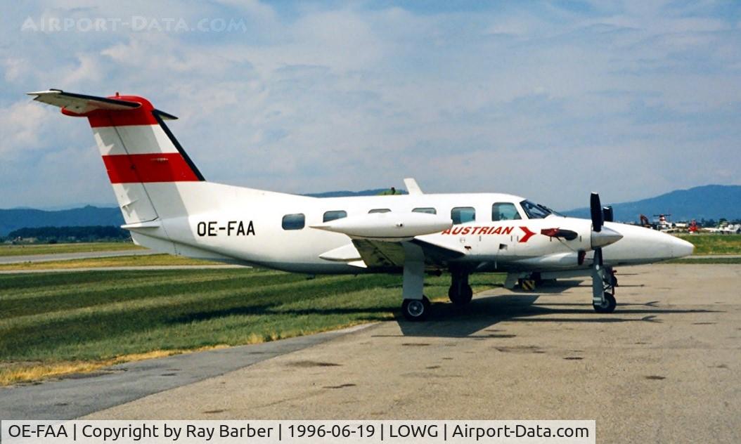 OE-FAA, 1991 Piper PA-42-720 Cheyenne IIIA C/N 42-5501057, Piper PA-42-720 Cheyenne IIIA [42-5501057] Graz~OE 19/06/1996