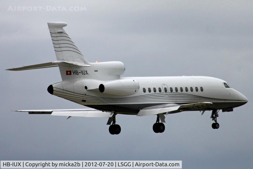 HB-IUX, 1999 Dassault Falcon 900EX C/N 54, Landing
