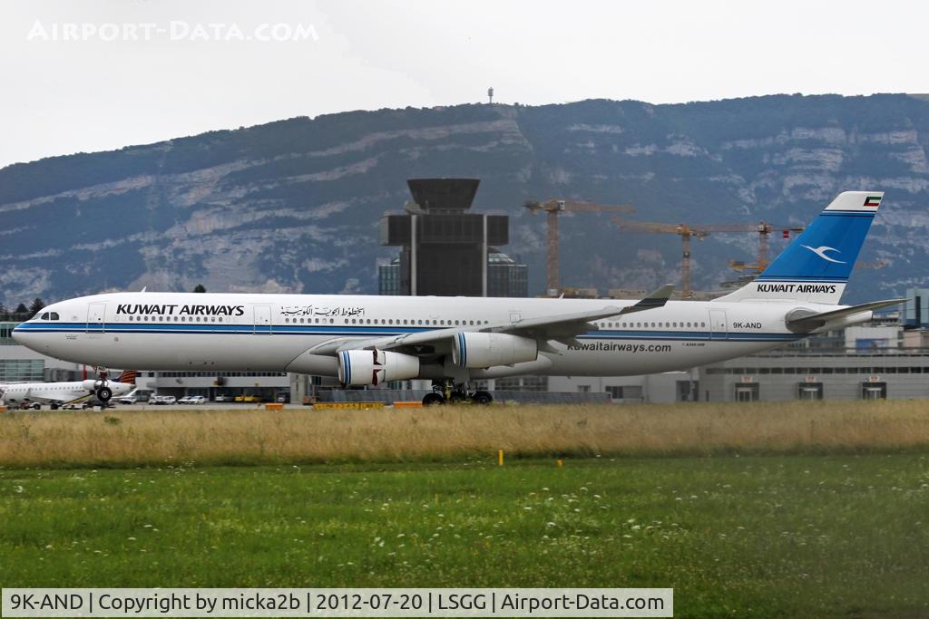 9K-AND, 1995 Airbus A340-313 C/N 104, Landing