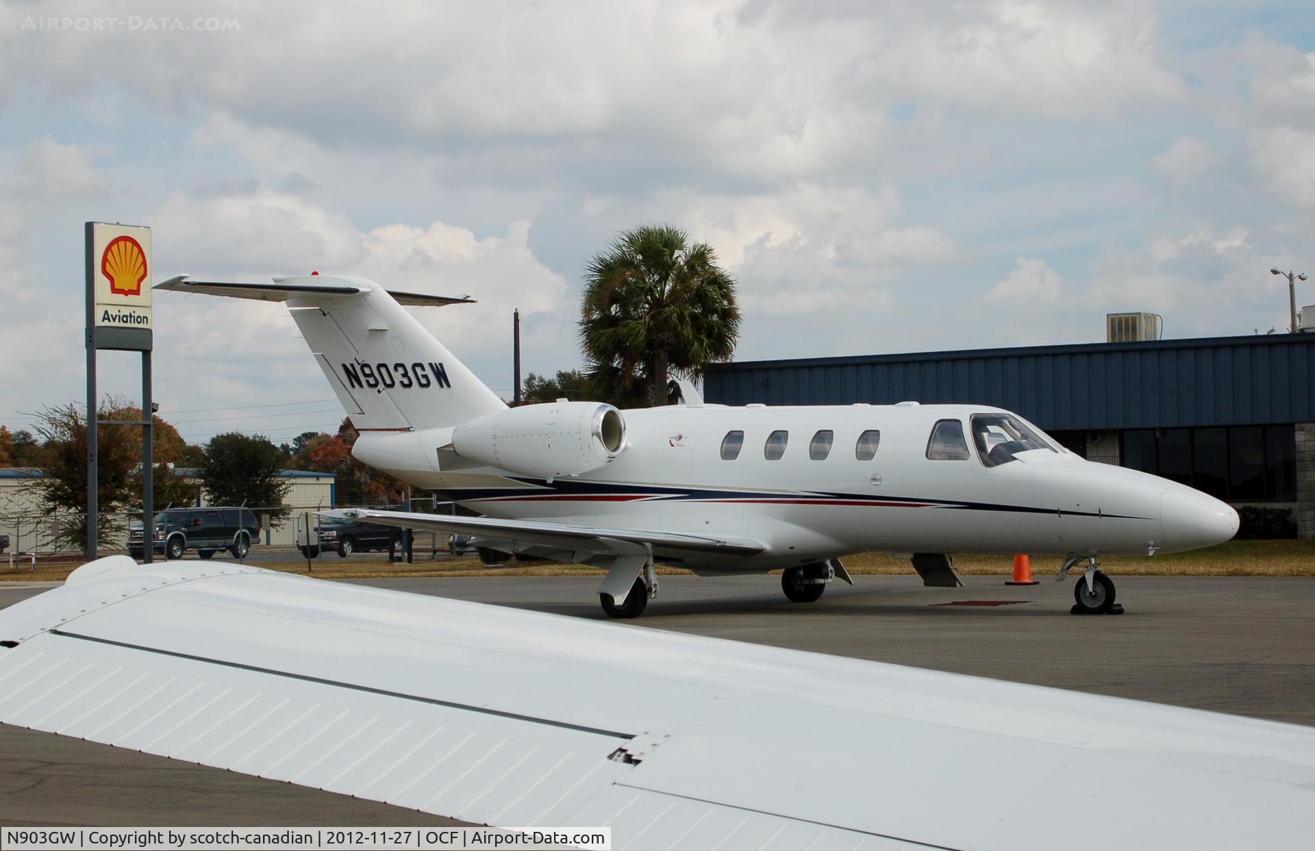 N903GW, 2008 Cessna 525 CitationJet CJ1+ C/N 525-0676, 2008 Cessna 525, N903GW, at Ocala International Airport, Ocala, FL