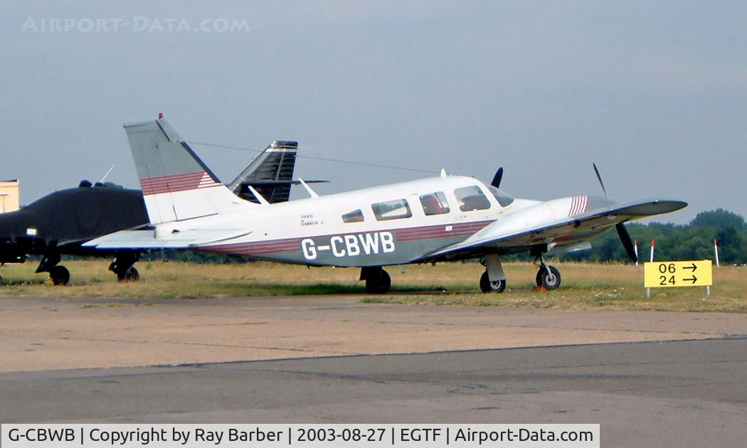 G-CBWB, 1977 Piper PA-34-200T Seneca II C/N 34-7770188, Piper PA-34-200T Seneca II [34-7770188] Fairoaks~G 27/08/2003.