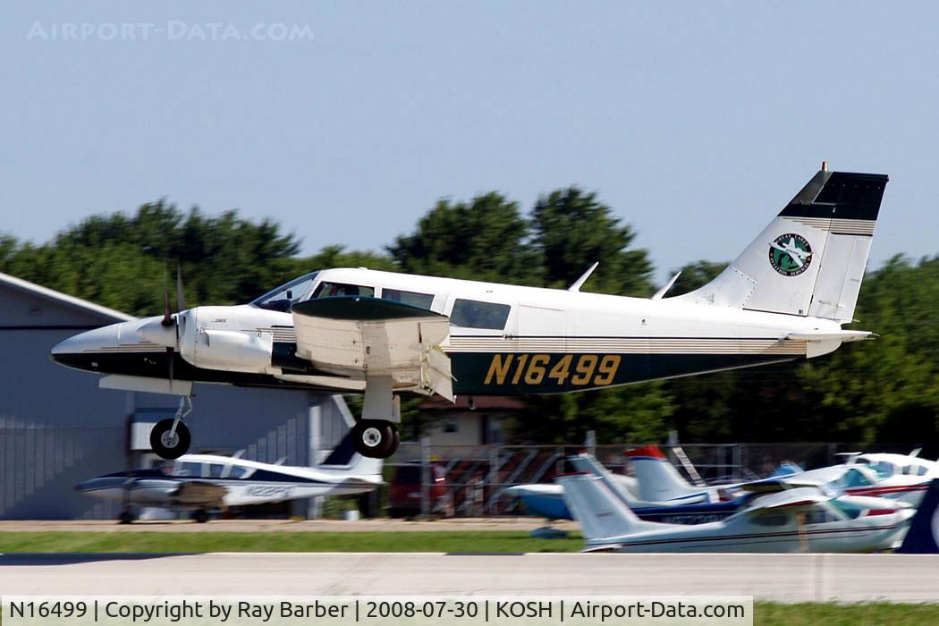 N16499, 1973 Piper PA-34 200 Seneca C/N 34-7350132, Piper PA-34 200 Seneca [34-7350132] Oshkosh~N 30/07/2008