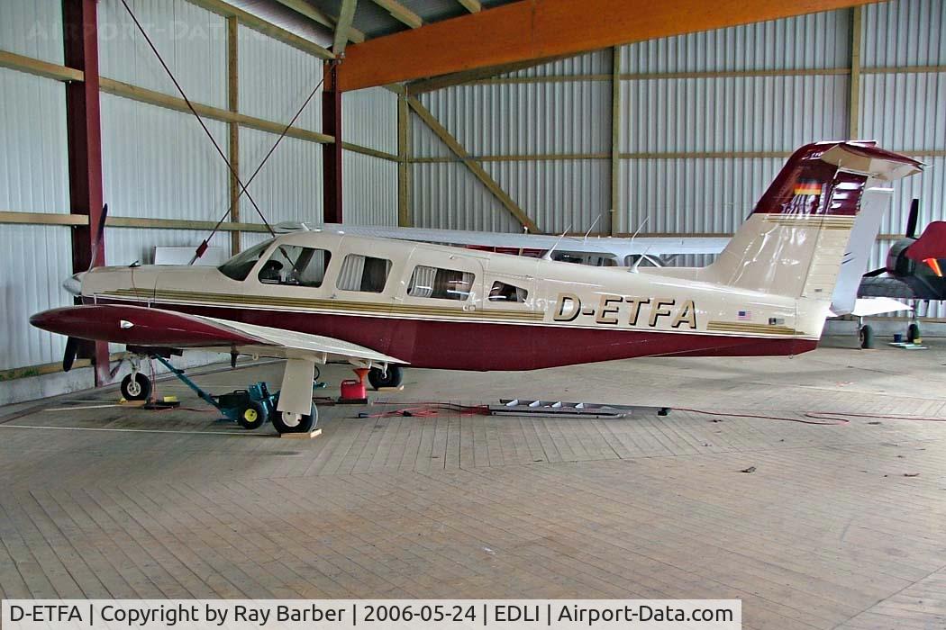 D-ETFA, 1992 Piper PA-32RT-300 Lance II C/N 32R-7985033, Piper PA-32RT-300 Lance II [32R-7985033] Bielefeld~D 24/05/2006