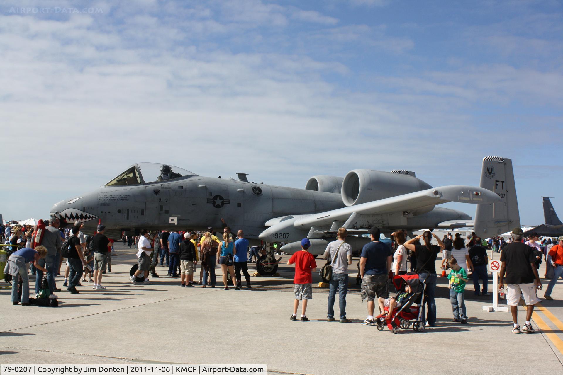 79-0207, Fairchild Republic OA-10A Thunderbolt II C/N A10-0471, A-10C Thunderbolt II (79-0207) on display at MacDill Air Fest