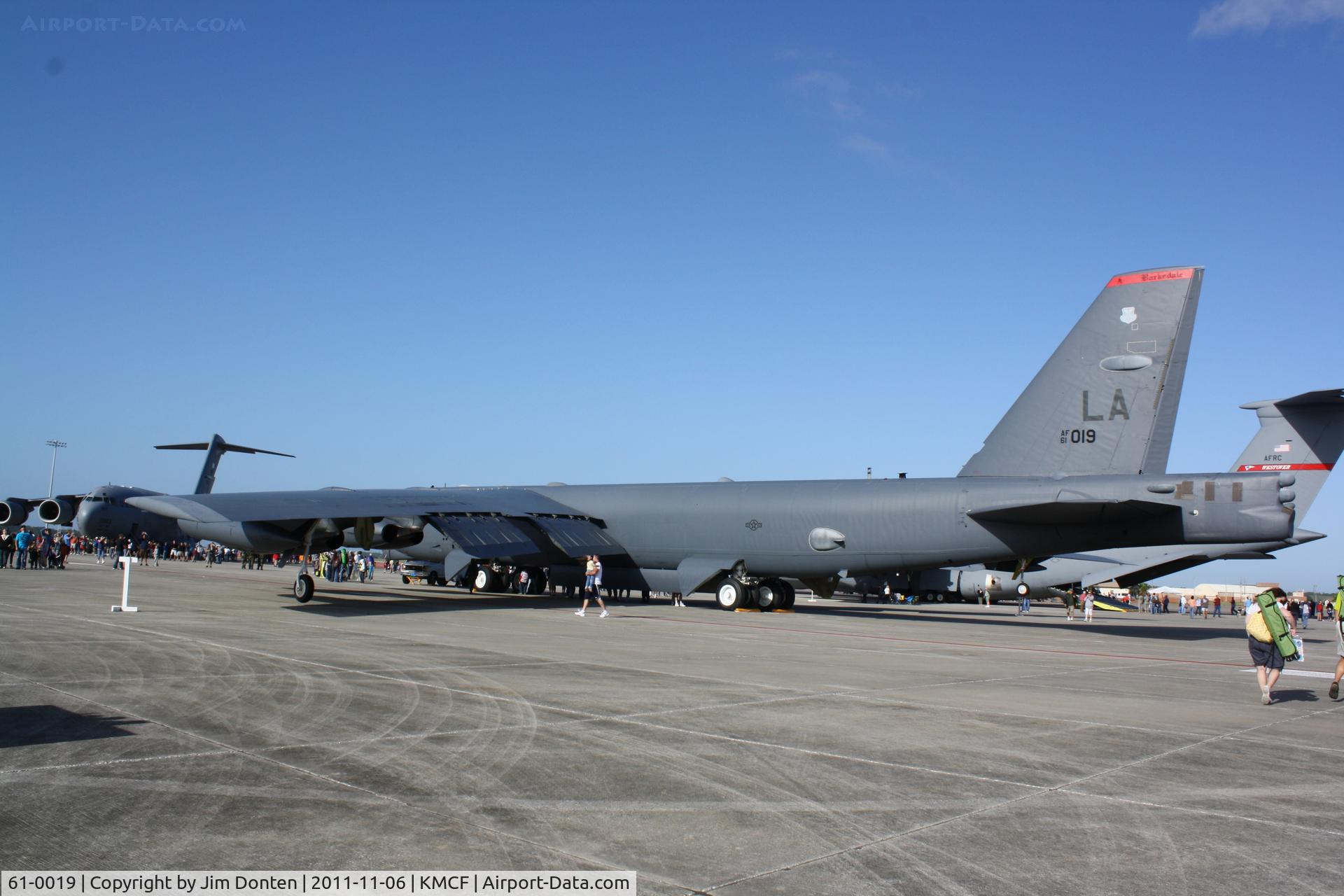 61-0019, 1961 Boeing B-52H Stratofortress C/N 464446, B-52H Stratofortress (61-0019) on display at MacDill AirFest