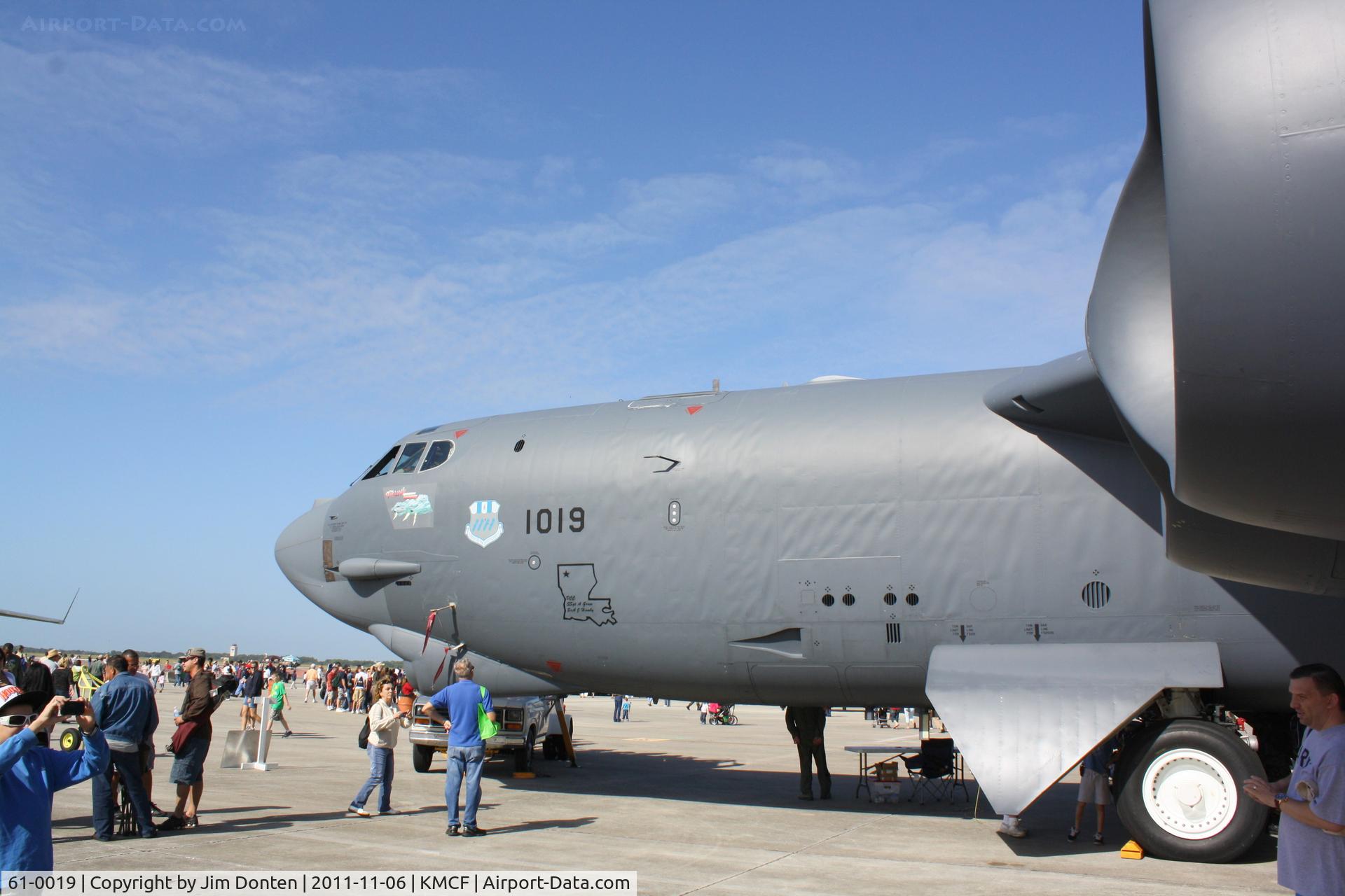 61-0019, 1961 Boeing B-52H Stratofortress C/N 464446, B-52H Stratofortress (61-0019) on display at MacDill AirFest