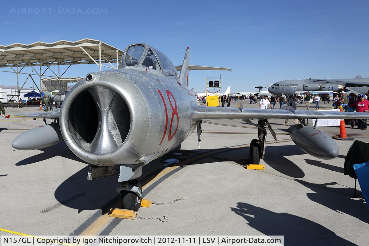 N157GL, 1954 PZL-Mielec SBLim-2 (MiG-15UTI) C/N 1A05007, On static display