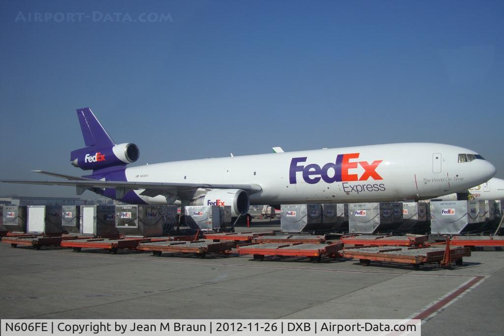 N606FE, 1993 McDonnell Douglas MD-11F C/N 48602, FedEx cargo plane