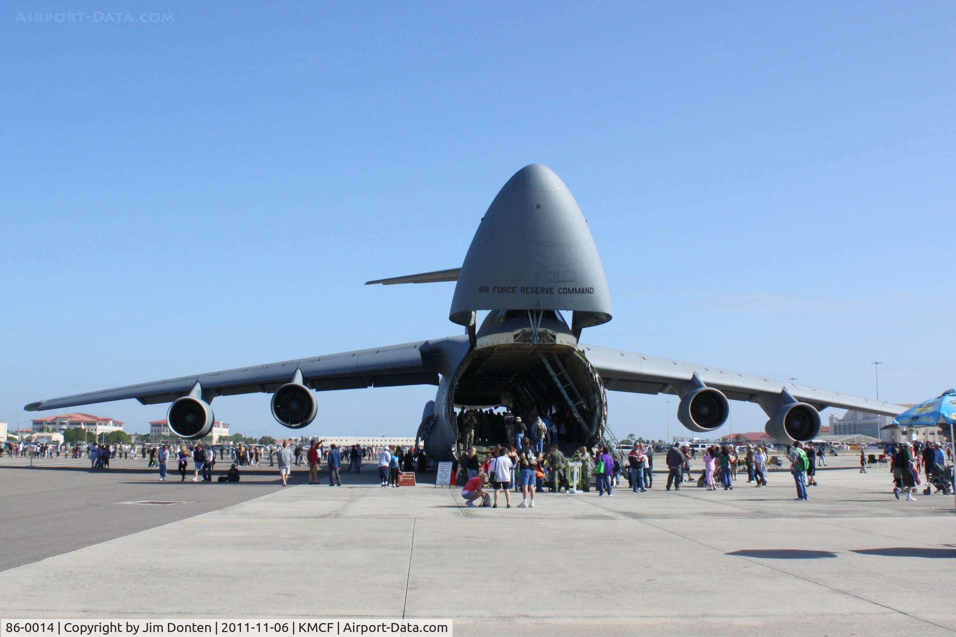 86-0014, 1986 Lockheed C-5B Galaxy C/N 500-0100, C-5 Galaxy (86-0014) of the 439th Airlift Wing at Westover Air Reserve Base on display at MacDill Air Fest