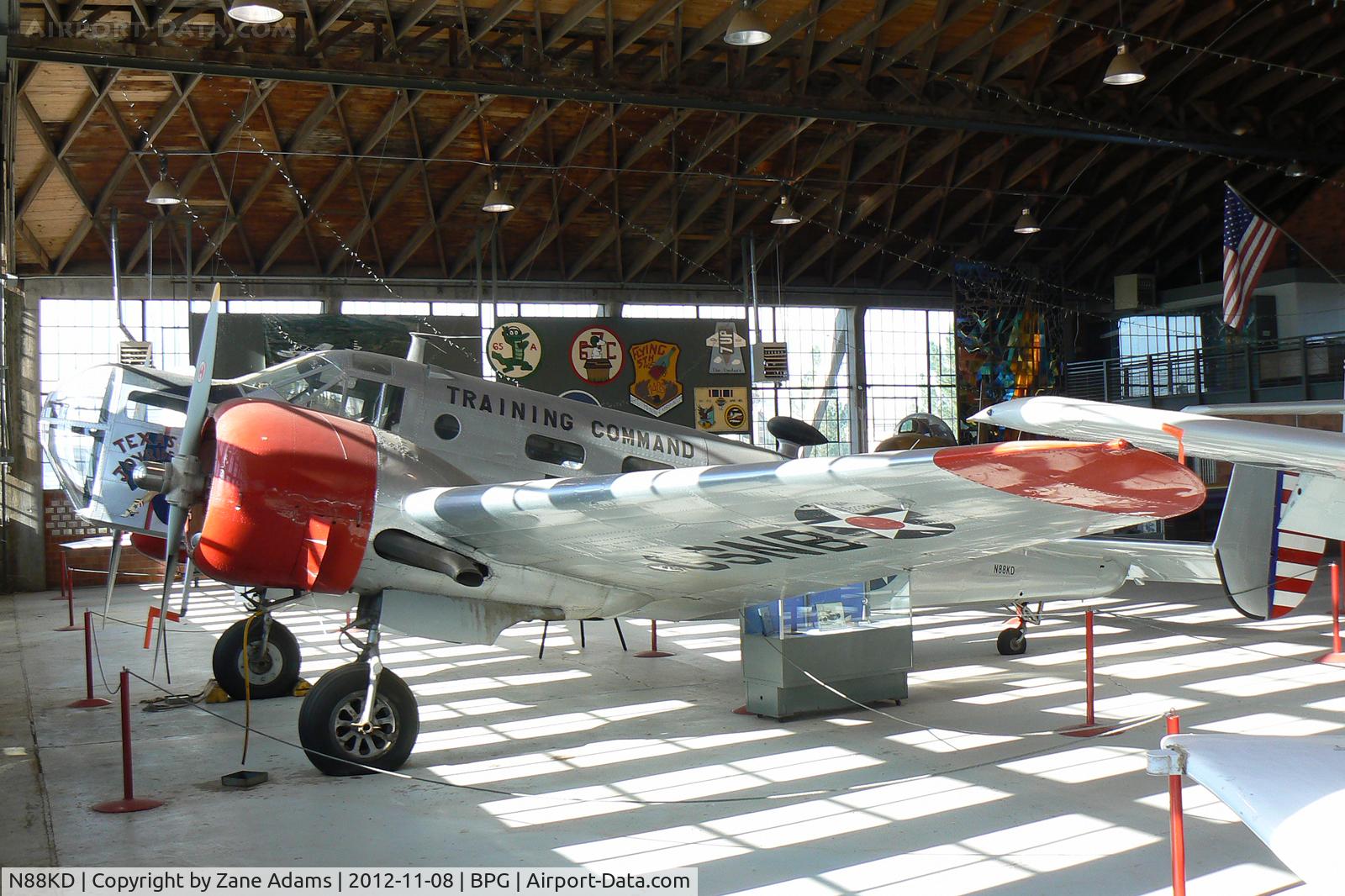 N88KD, 1944 Beech AT-11 Kansan C/N 929, On display at the Hangar 25 Museum - Big Spring, TX
