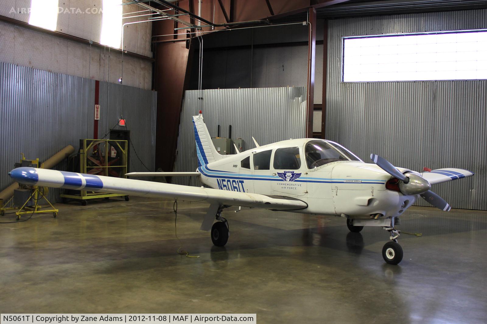 N5061T, 1972 Piper PA-28R-200 C/N 28R-7235188, At the Commemorative Air Force hangar - Mildand, TX
