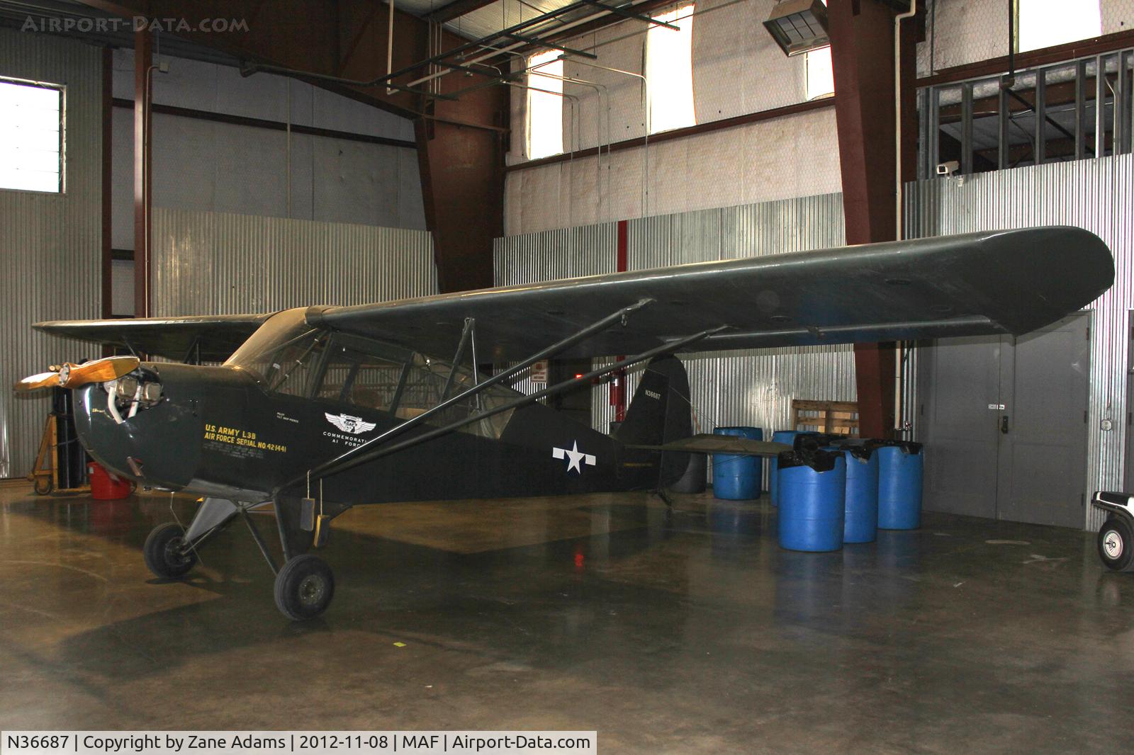 N36687, 1941 Aeronca 65-TAC C/N L1441TA, At the Commemorative Air Force hangar - Mildand, TX