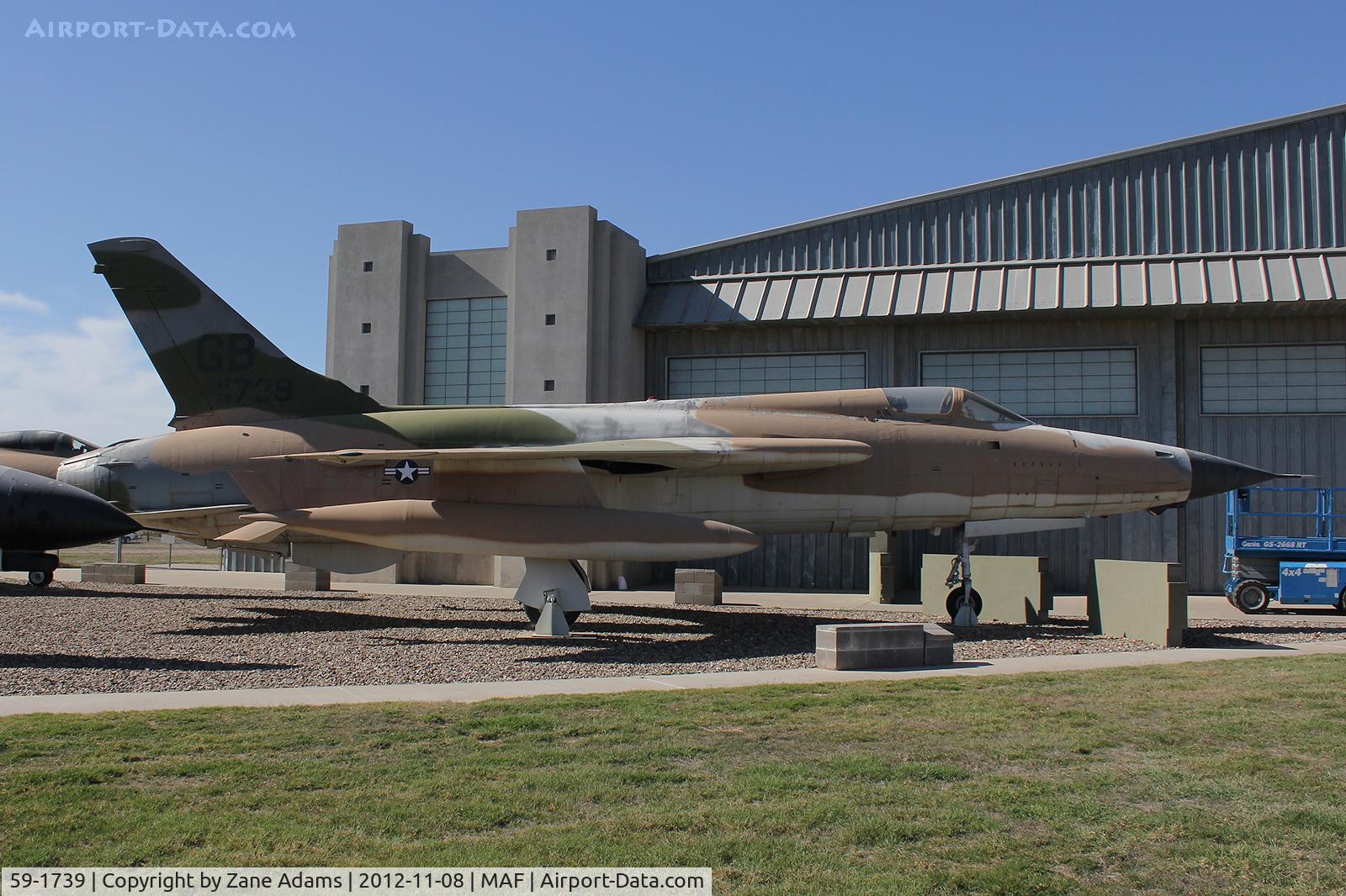 59-1739, 1959 Republic F-105D Thunderchief C/N D051, At the Commemorative Air Force hangar - Mildand, TX