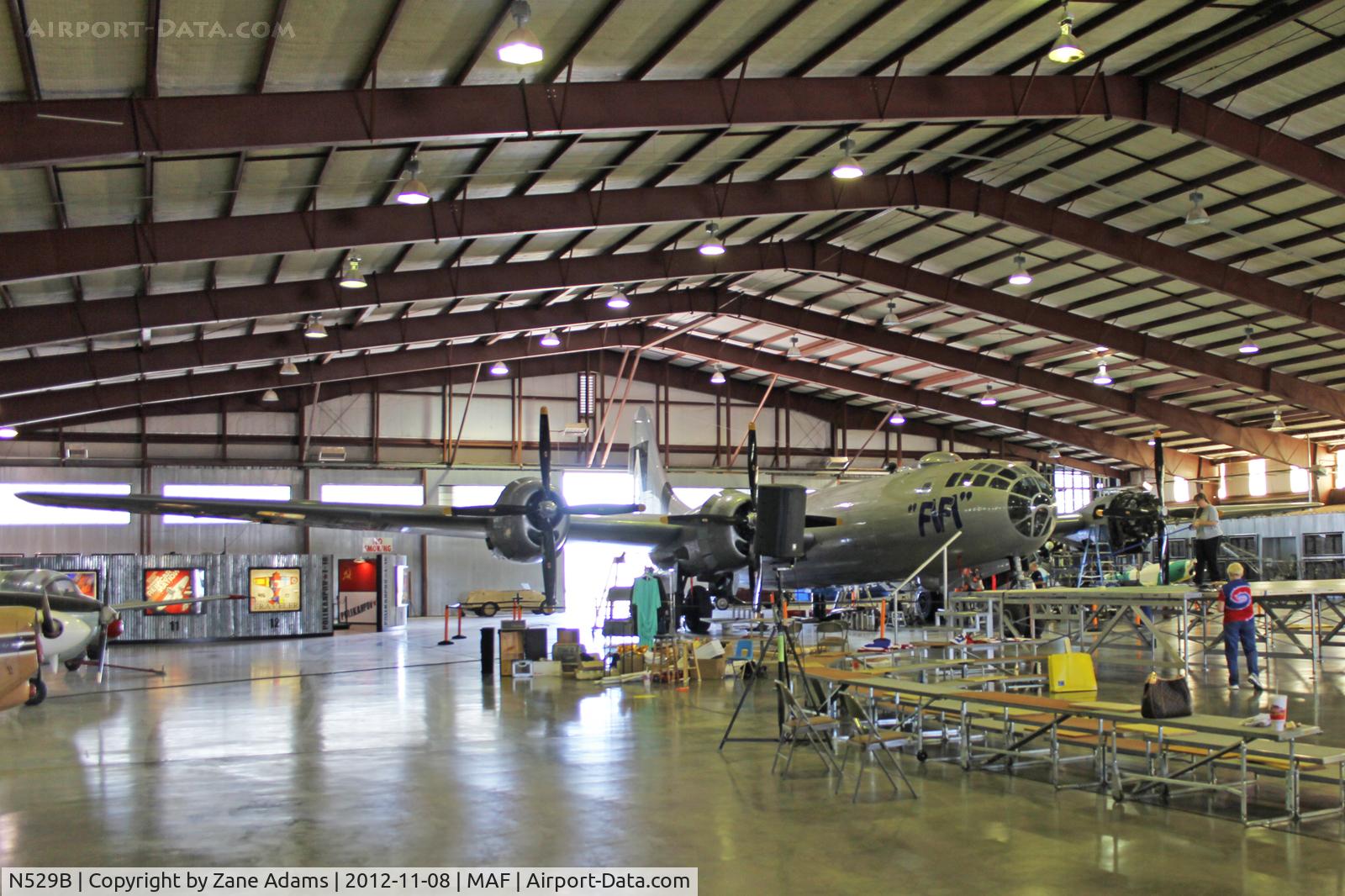N529B, 1944 Boeing B-29A-60-BN Superfortress C/N 11547, At the Commemorative Air Force hangar - Mildand, TX