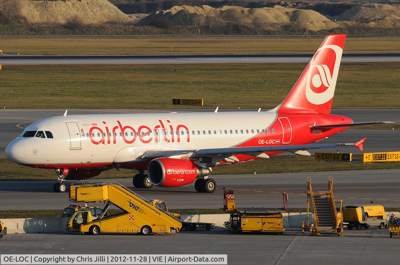 OE-LOC, 2008 Airbus A319-112 C/N 3728, Air Berlin (NIKI)