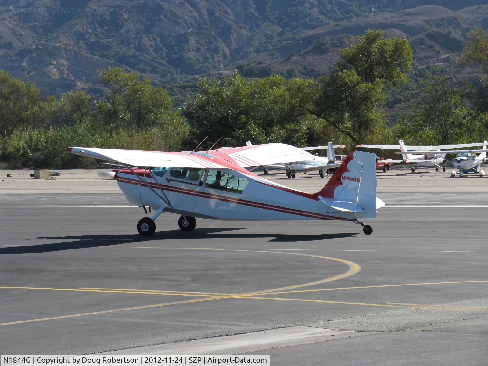 N1844G, 1968 Champion 7KCAB C/N 84, 1968 Champion 7KCAB CITABRIA, Lycoming O-320-B1E 150 Hp, taxi