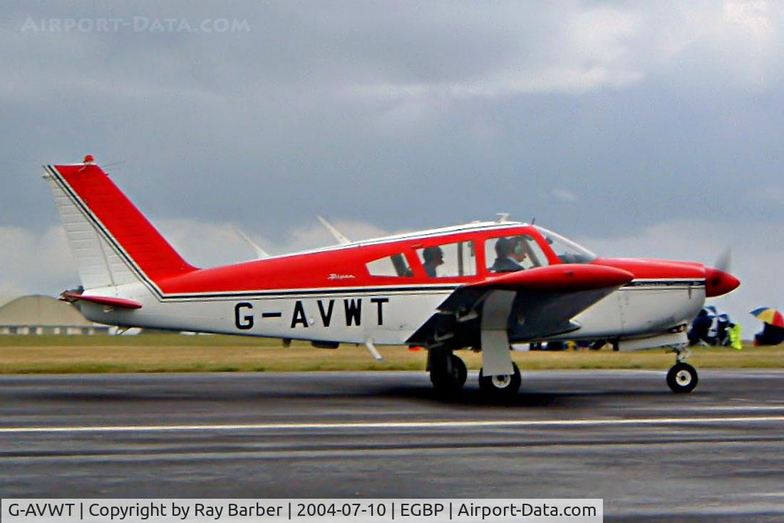 G-AVWT, 1968 Piper PA-28R-180 Cherokee Arrow C/N 28R-30362, Piper PA-28R-180 Cherokee Arrow [28R-30362] Kemble~G 10/07/2004
