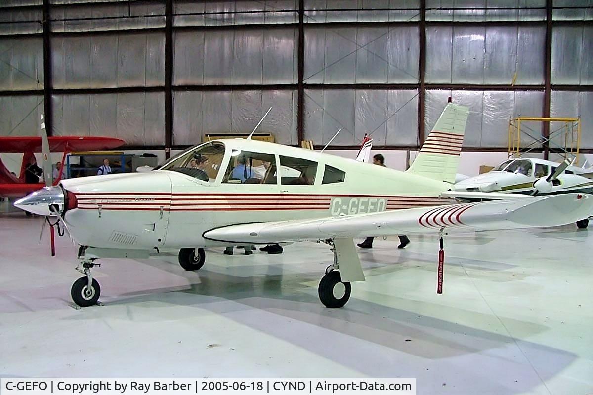 C-GEFO, 1968 Piper PA-28R-180 Cherokee Arrow C/N 28R-30768, Piper PA-28R-180 Cherokee Arrow [28R-30768] Gatineau~C 18/06/2005