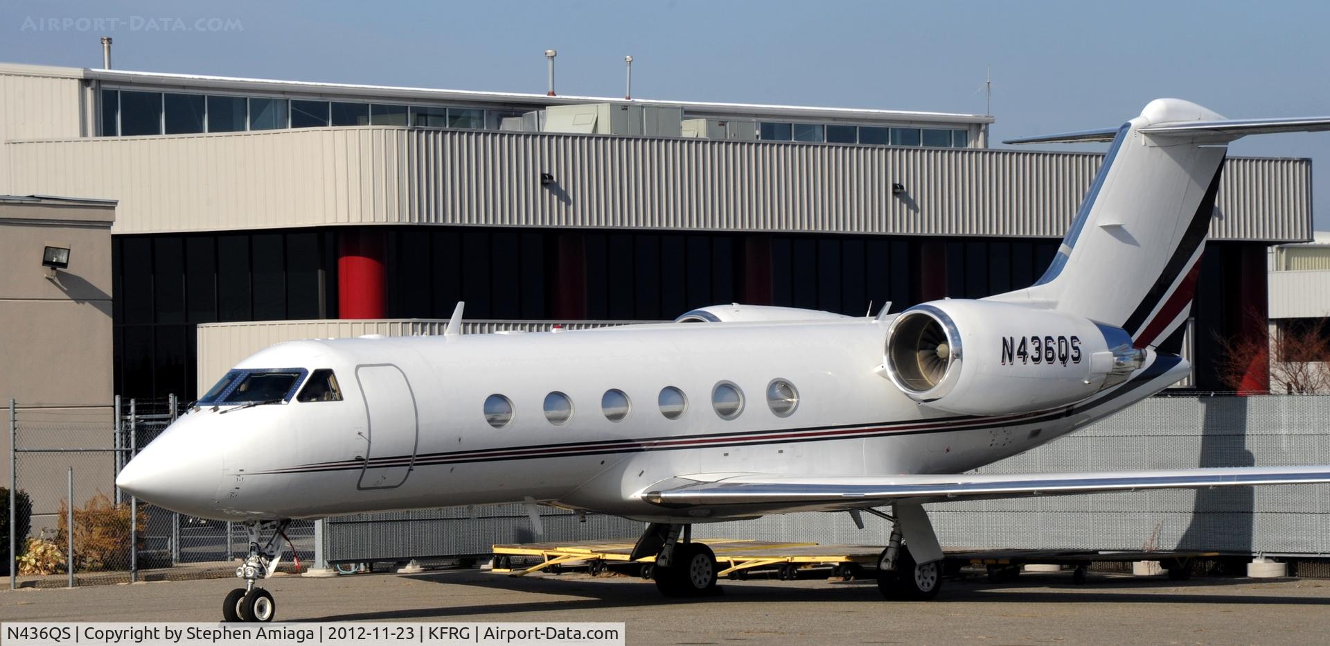 N436QS, 2001 Gulfstream Aerospace G-IV C/N 1436, Atlantic Ramp