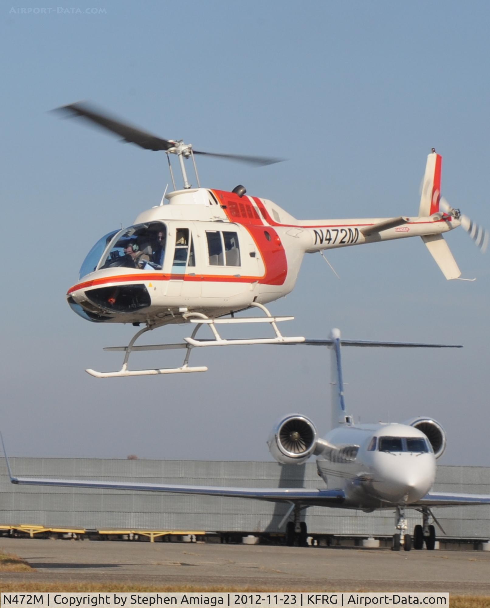 N472M, 1994 Bell 206B C/N 4327, Hangar 5, Republic