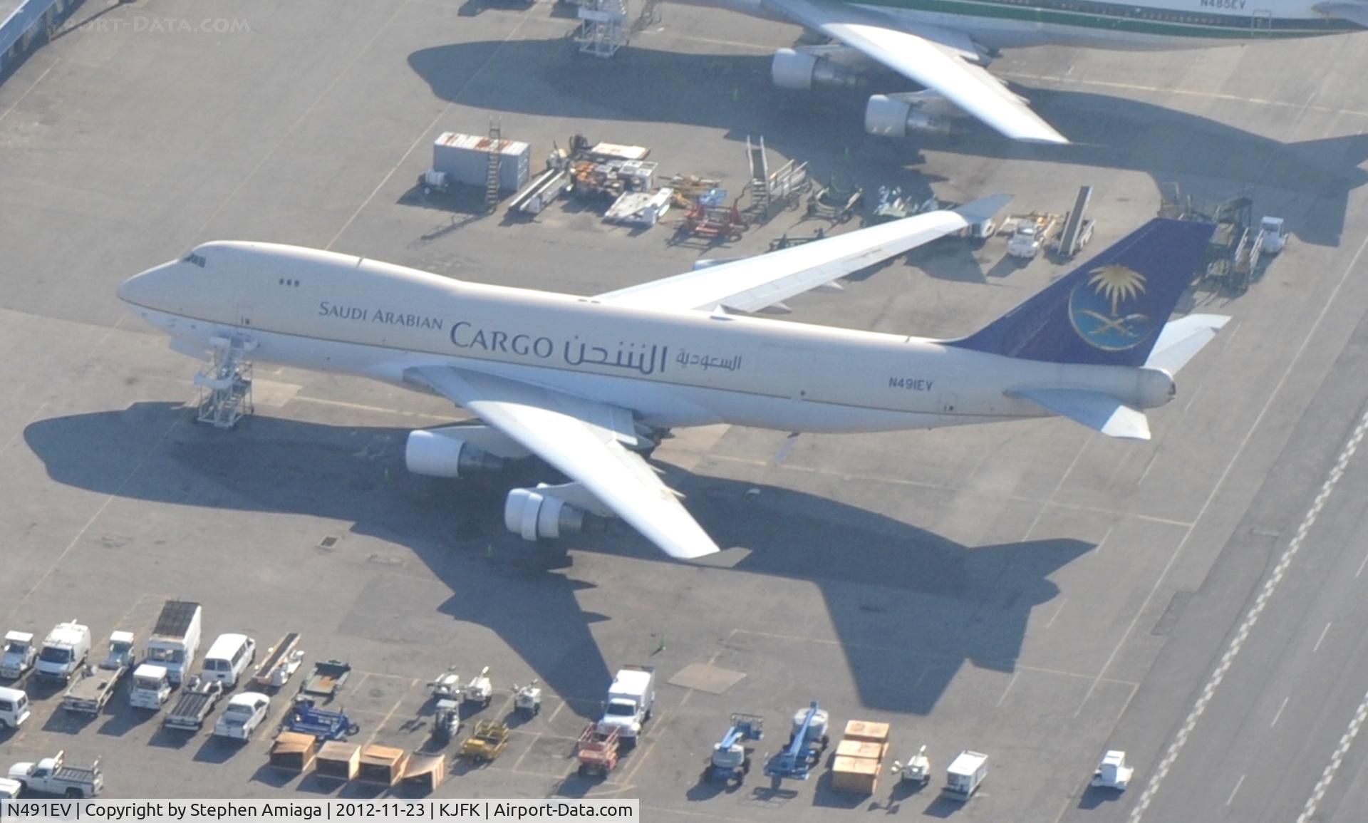 N491EV, 1994 Boeing 747-412F C/N 26561, JFK Evergreen Ramp