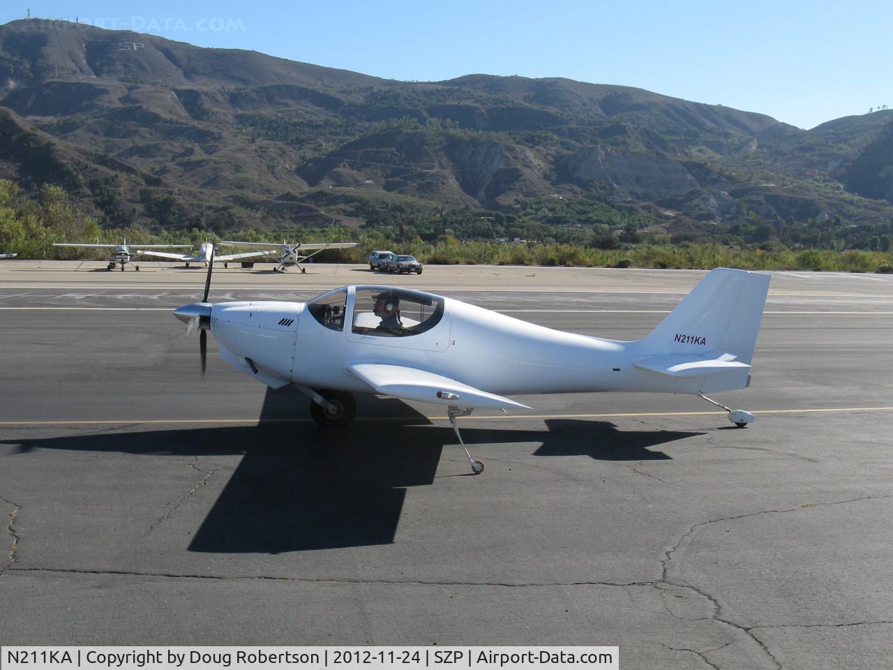 N211KA, Europa XS Monowheel C/N 01, 2003 Klinefelter EUROPA XS, Rotax 914UL Turbocharged 113.4 Hp, mono-wheel main, two outrigger wheels and a tail wheel make this a four wheel aircraft, taxi to 22
