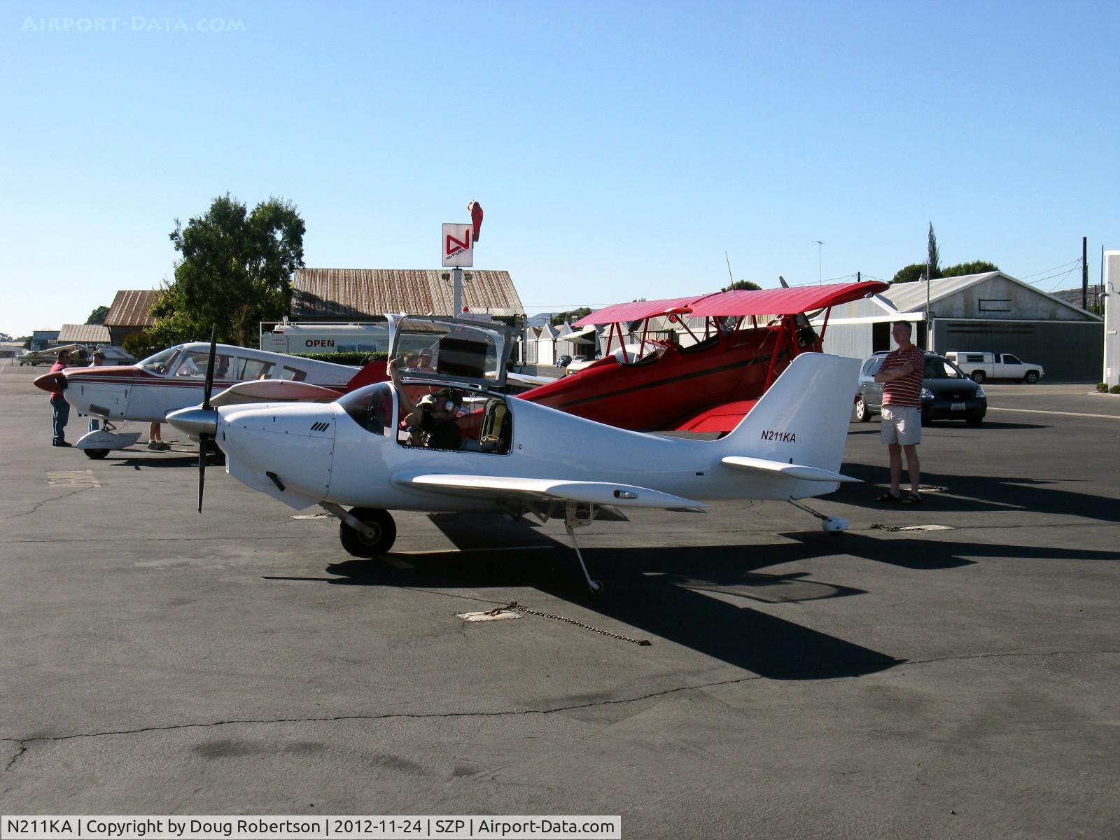 N211KA, Europa XS Monowheel C/N 01, 2003 Klinefelter EUROPA XS, Rotax 914UL turbocharged 113.4 Hp, prep for engine start